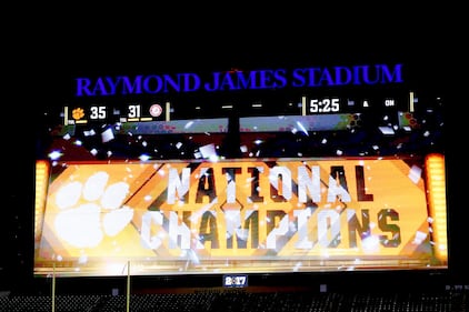 2017 CFP National Championship Clemson Tigers Alabama Crimson Tide