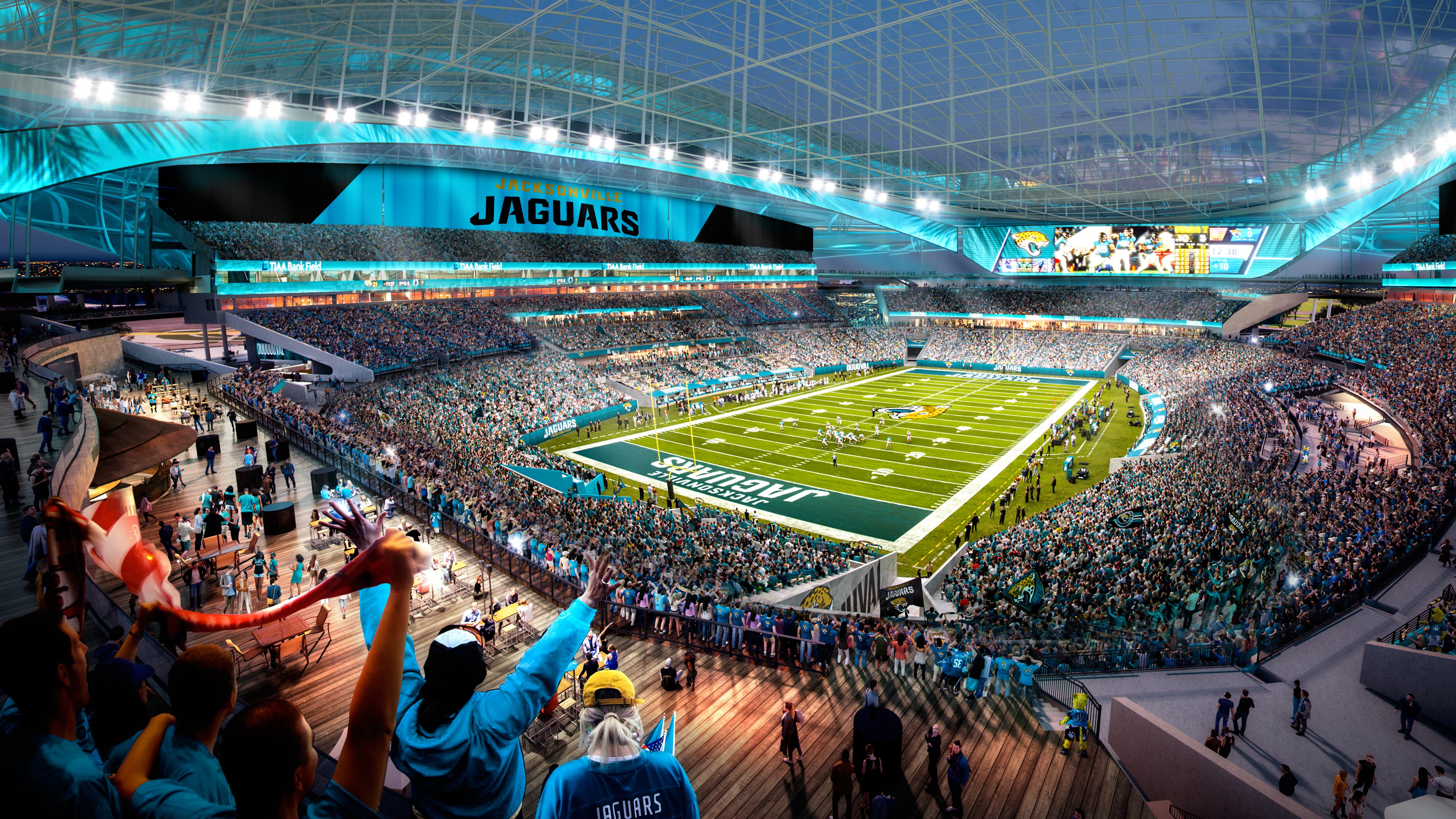 The Jacksonville Jaguars have released "Stadium of the Future" renderings.