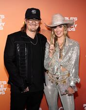 NASHVILLE, TENNESSEE - SEPTEMBER 28: (L-R) HARDY and Lainey Wilson attend the 2023 People's Choice Country Awards at The Grand Ole Opry on September 28, 2023 in Nashville, Tennessee.